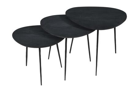 1730-221B Reeves Nesting Table - Set Of 3 - Black