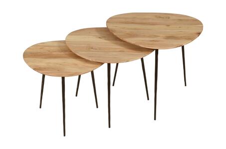1730-221N Reeves Nesting Table - Set Of 3 - Natural