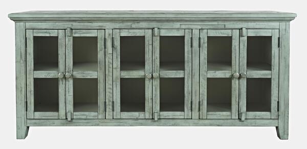 1615-7032 Rustic Shores 6 Door Low Cabinet