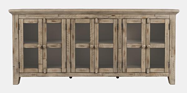 1620-7032 Rustic Shores 6 Door Low Cabinet