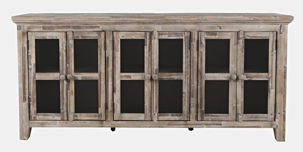 2125-7032 Rustic Shores 6 Door Low Cabinet