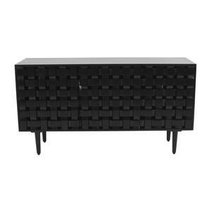 2487-60 Trent 3 Door Acc Cabinet - Black