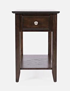 1037-7 Espresso Chairside Table