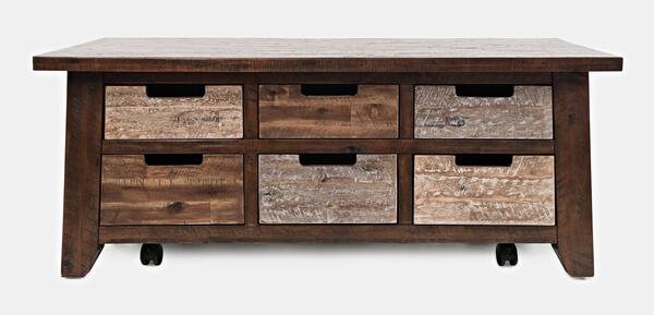 1600-5 Painted Canyon Box Cocktail Table