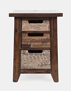 1600-8 Painted Canyon Power Chairside Table