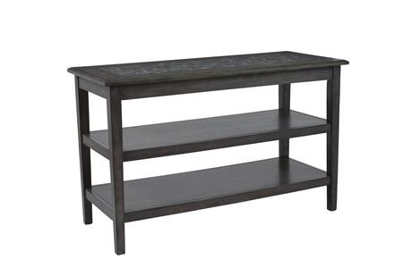 1798-4 Grey Mosaic Sofa - Media Table