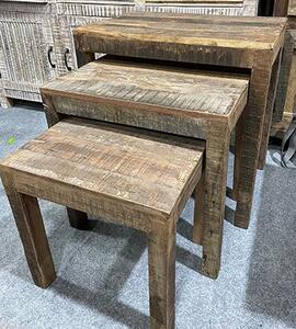 2300-11 Reclamation Nesting Tables - Set Of 3