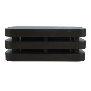2370-1ESP Brix Rectangular Cocktail Table W/Casters - Espresso