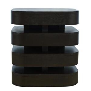 2370-3ESP Brix Square End Table - Espresso