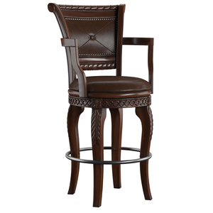 AY700CC Faux-Leather 30" Swivel Bar Chair