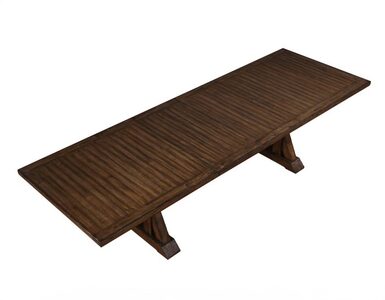AUB500TT 86-126" Table Top W/2-20" Leaves