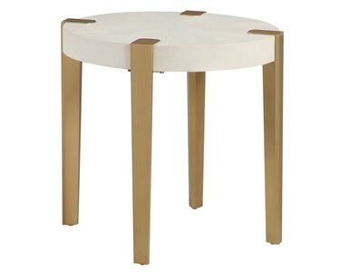 GRA100WE White End Table