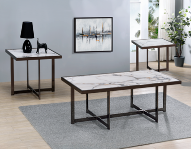 KY200W-2E-3PC Cocktail Table & 2 End Tables