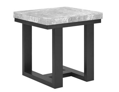 LC350E Gray Marble Top End Table