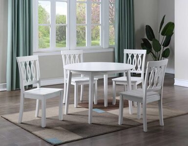 NA5005PC Dining Table, 4 Side Chairs