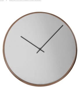 Mirror Face Wall Clock