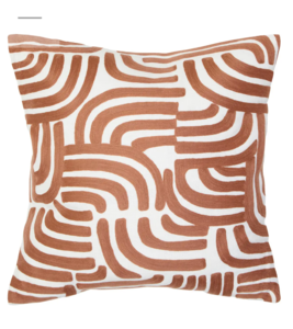Ozella Square Cushion Terracotta