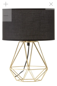 Black and Gold Table Lamp
