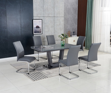 5ft Dining Table + 6 Chairs