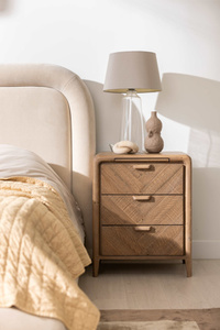 Large 3 Drawer Bedside
