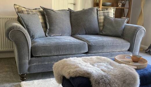 3 Seater Sofa Pillow Back