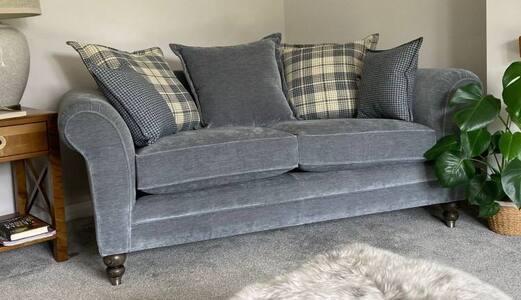 2 Seater Sofa Pillow Back