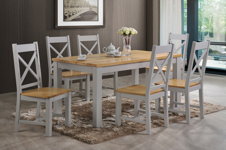 5ft Dining Table + 6 Chairs