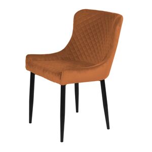 Talia Velvet Chair Orange