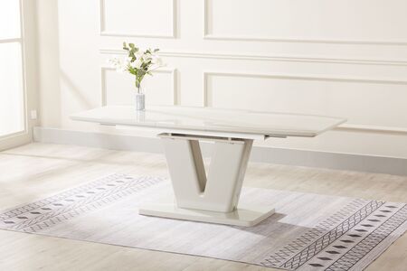 1.6 Metre Extension Table Light Grey