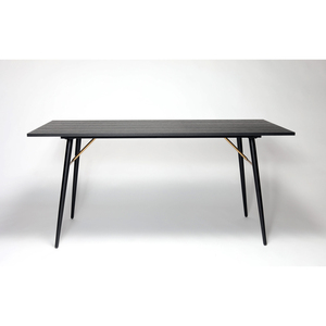 Bar-120-BK Dining Table 1200 - Black and Copper