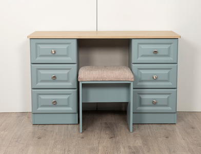 Sage Green Oak Top Stool