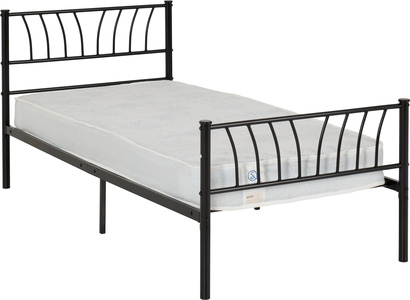 200-201-077 3' Bed - Black