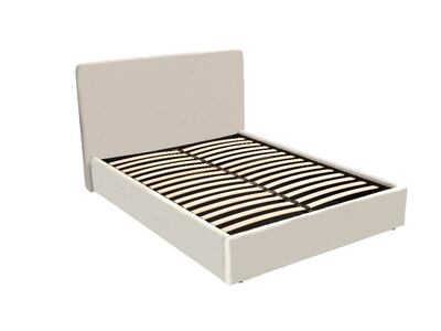 GLASOTTO Bed Frame, High Head End - Oatmeal