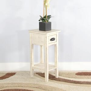 2077WS White Sand Chair Side Table