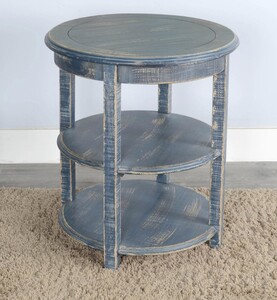 2085OB Ocean Blue Side Table