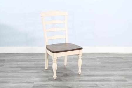 1432MB Pasadena Ladderback Chair, Wood Seat