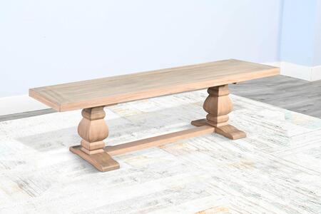 1502WE Gianna Bench, Wood Seat