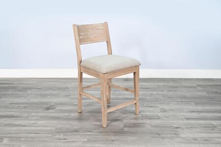 1506WE-24C Lucas Counter Stool 24"H, Cushion Seat