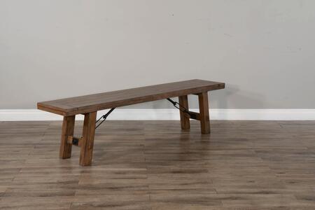 1522BU Buckskin Bench W/ Turnbuckle