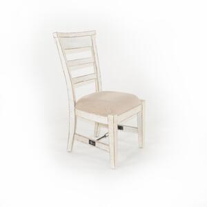 1604WS White Sand Side Chair, Cushion Seat