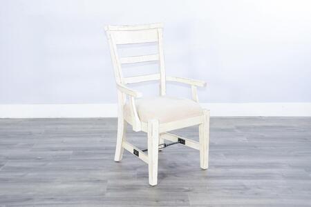 1605WS White Sand Arm Chair, Cushion Seat