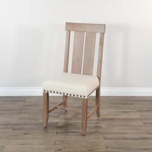 1608DR Dbl. Slat Back Chair W/ Cushion Seat