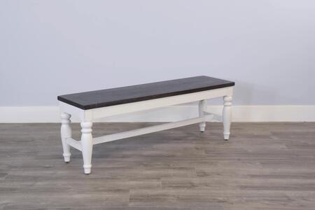 1642EC Cottage House Bench, Mindi Veneer Seat