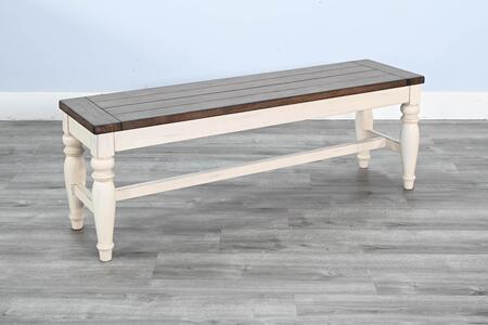 1642MB Pasadena Bench W/ Mindi Veneer Seat