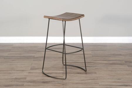 1655BU-30 30"H Stool, Wood Seat