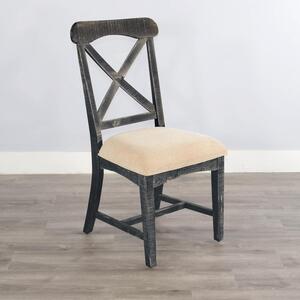 1670BS Black Sand Chair, Cushion Seat