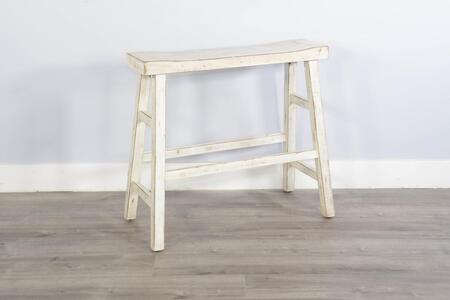 1671WS-30 White Sand 30'H Bench, Wood Seat