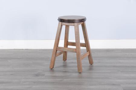 1701AB-24 24"H Stool, Wood Seat1