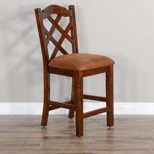 1848DC2 Santa Fe Double Crossback Barstool, 24H