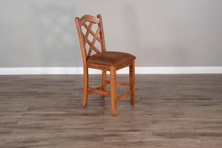1848RO2 Sedona Double Crossback Barstool, 24H